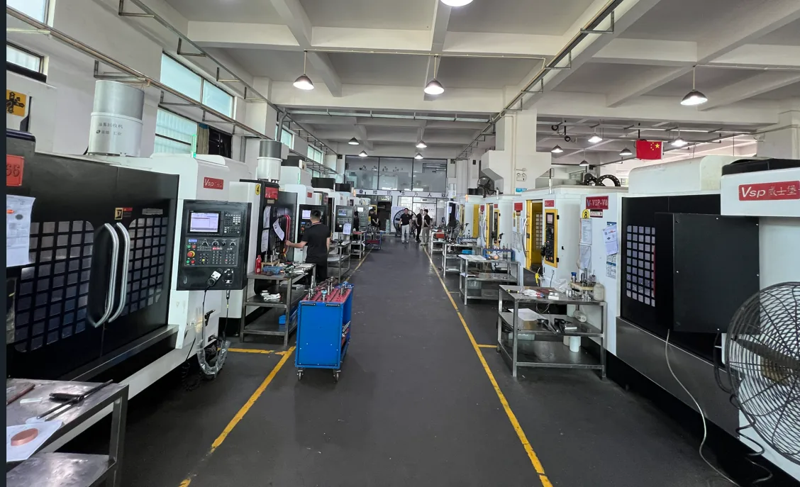 CNC machining workshop and production floor